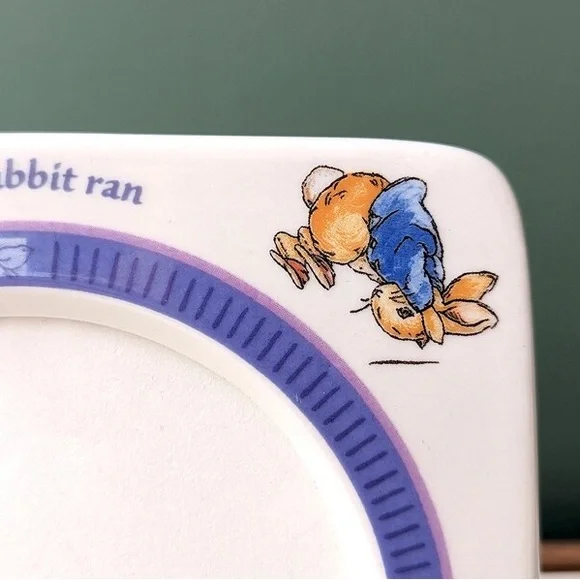 Peter Rabbit Ceramic Picture Frame - White and Purple - Picture 3 of 10